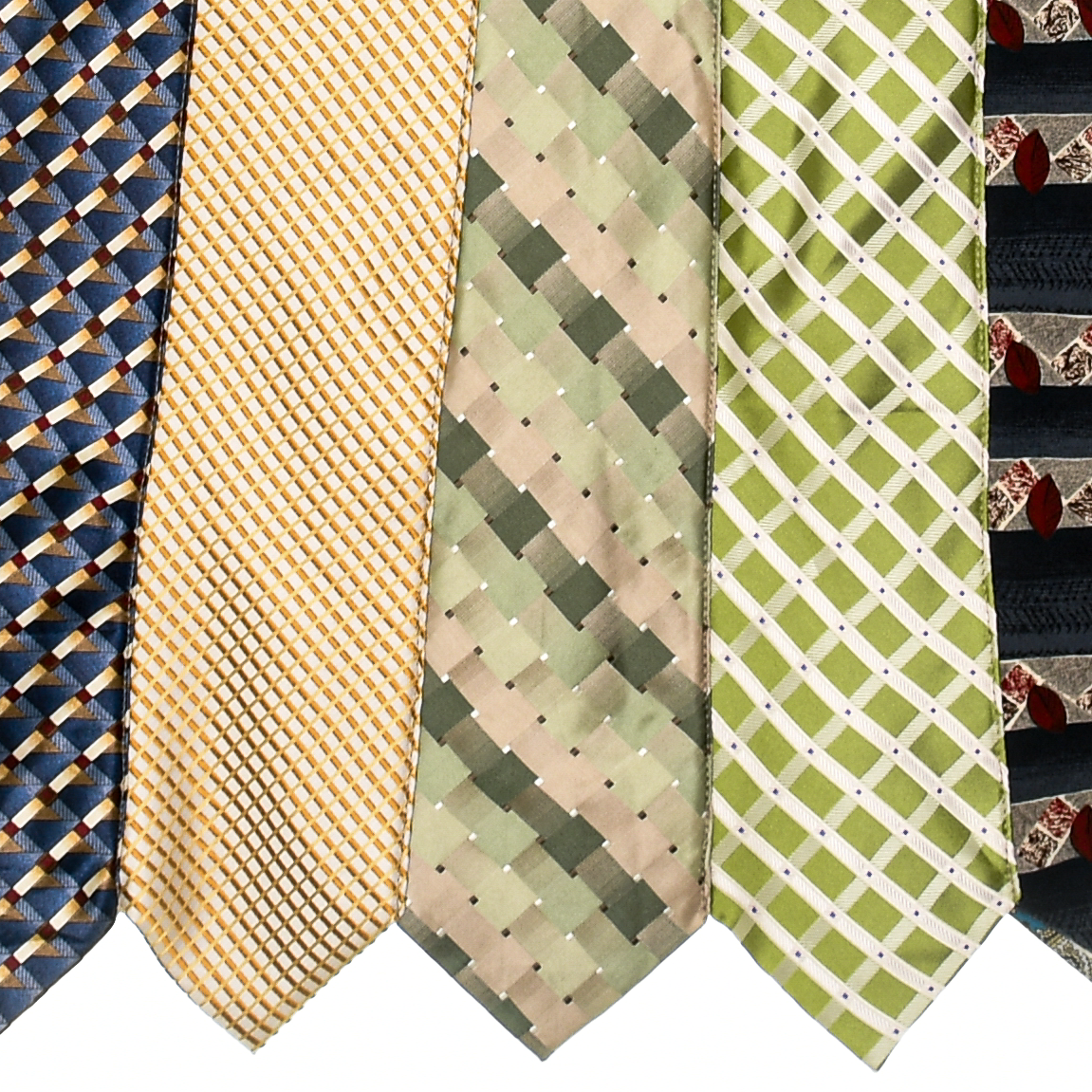 Yellows, Blues, & Browns Tie Skirt
