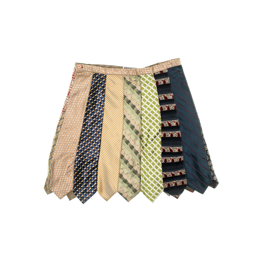 Yellows, Blues, & Browns Tie Skirt