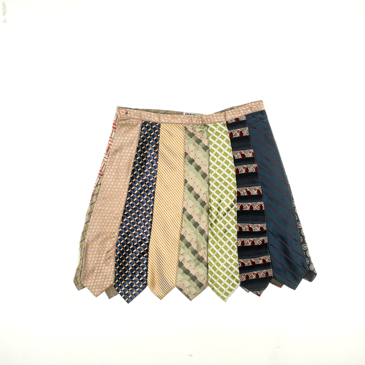 Yellows, Blues, & Browns Tie Skirt