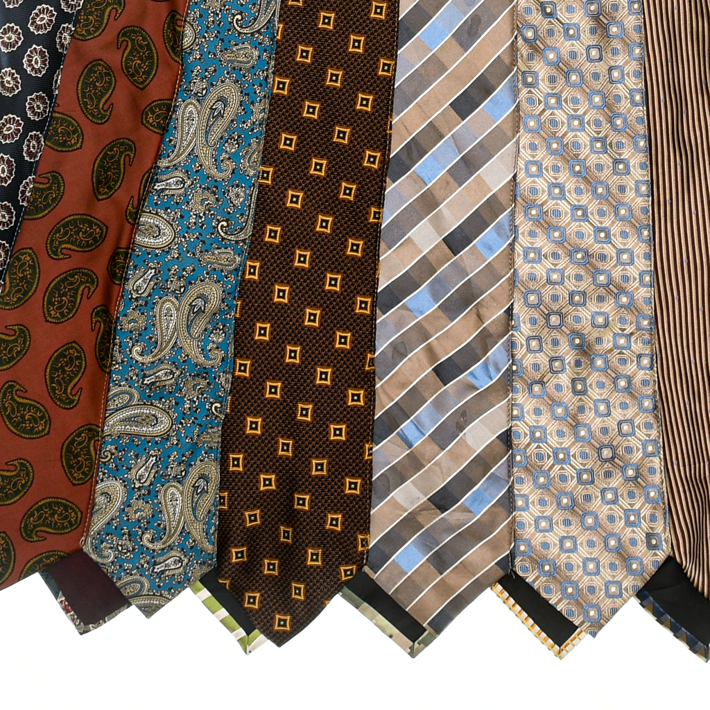 Yellows, Blues, & Browns Tie Skirt