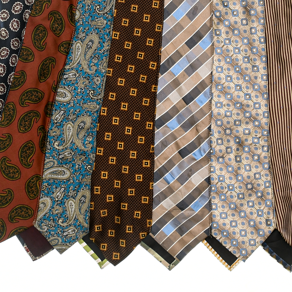 Yellows, Blues, & Browns Tie Skirt