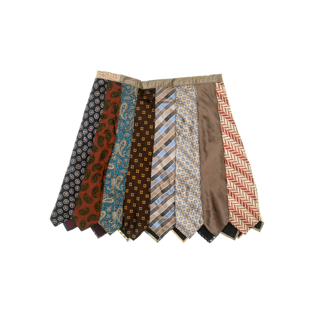 Yellows, Blues, & Browns Tie Skirt