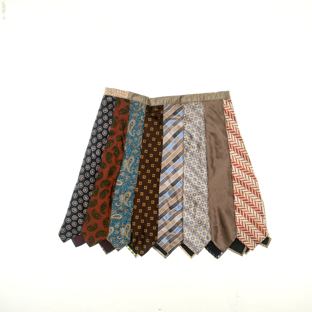 Yellows, Blues, & Browns Tie Skirt