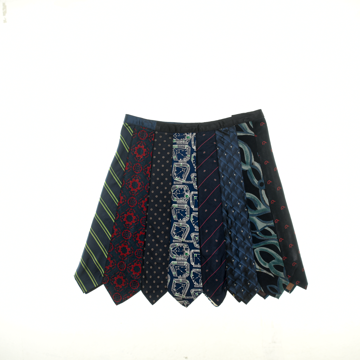 Blues Tie Skirt