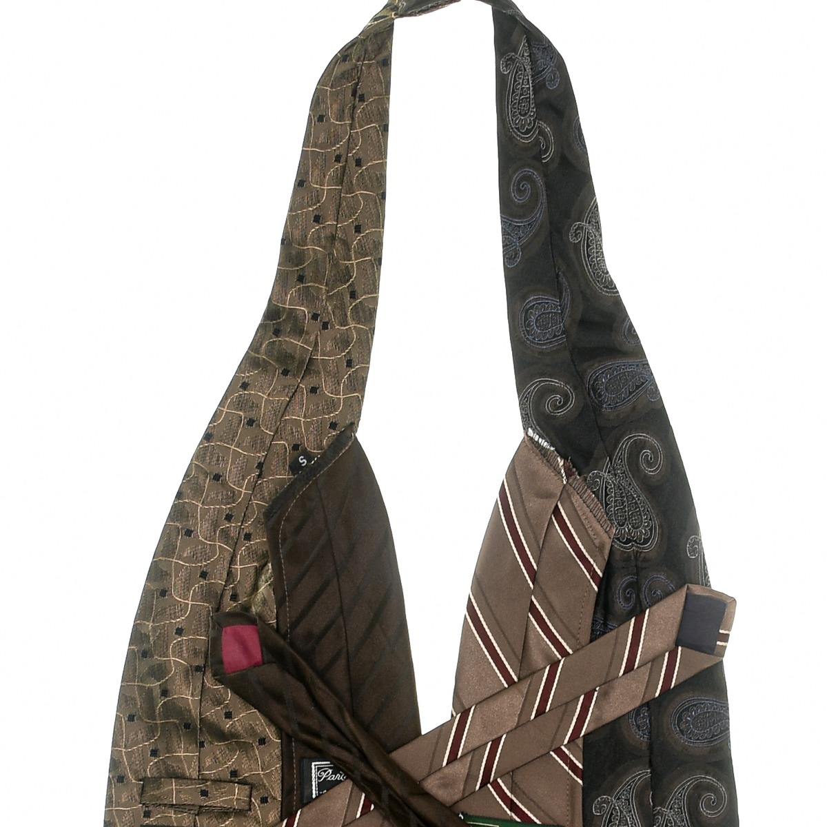 Brown Tie Halter Top