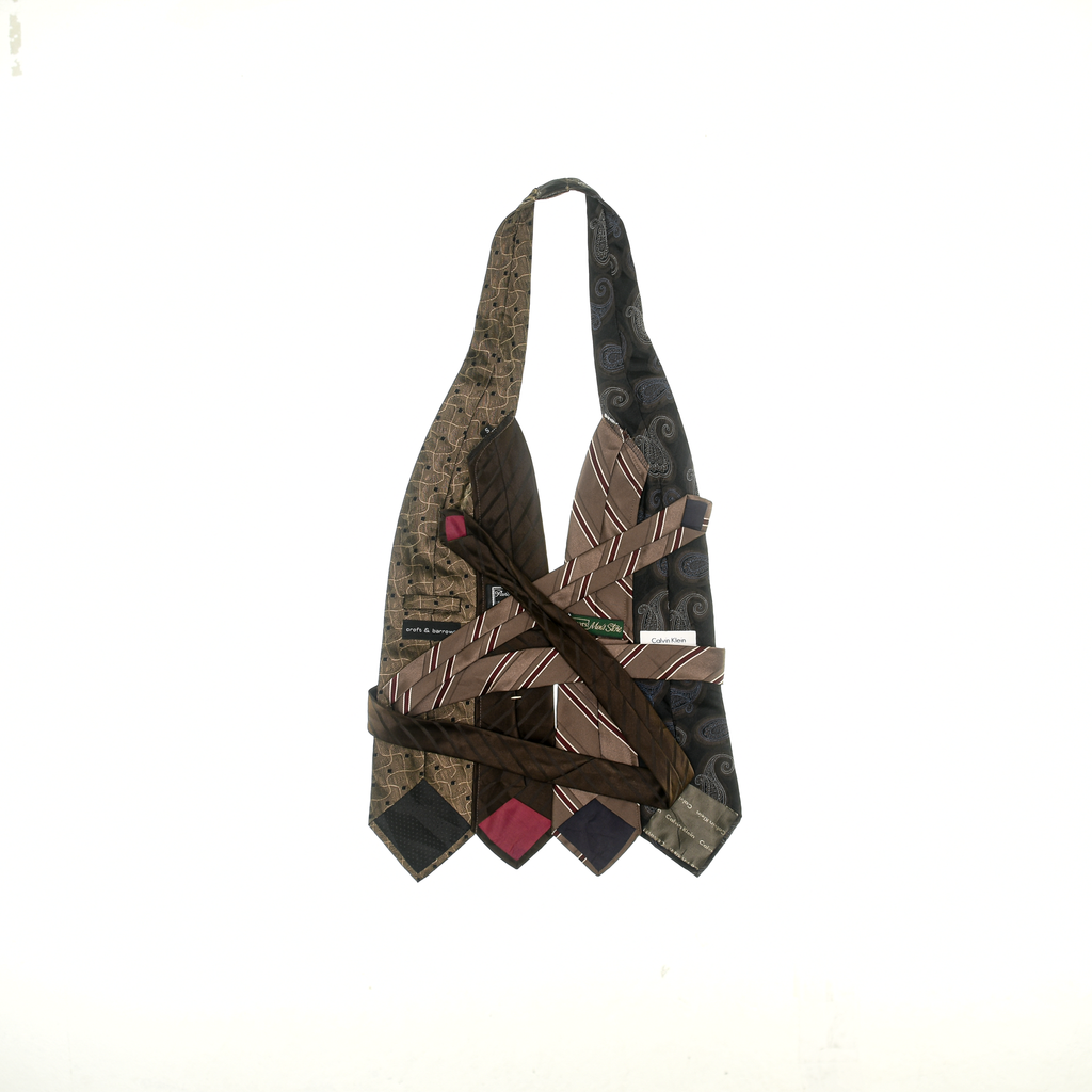 Brown Tie Halter Top