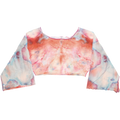 Pink Ice Dye Reversible Crop Top