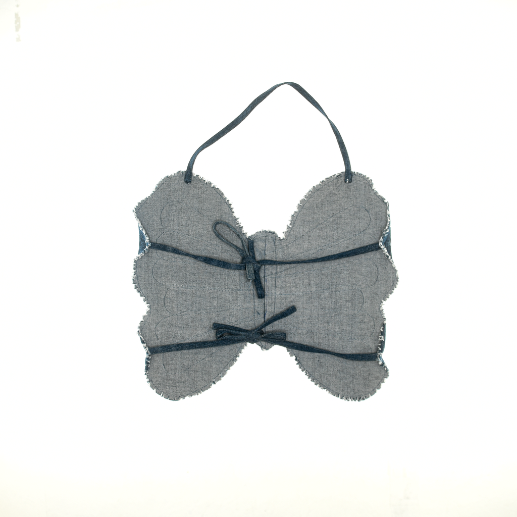 Metamorpha Denim Tie Corset