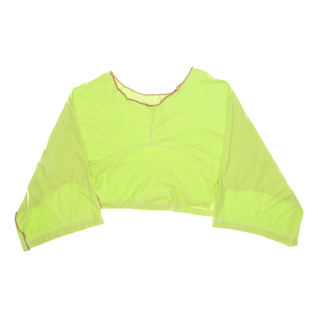 Lime Green Reversible Crop Top