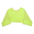 Lime Green Reversible Crop Top
