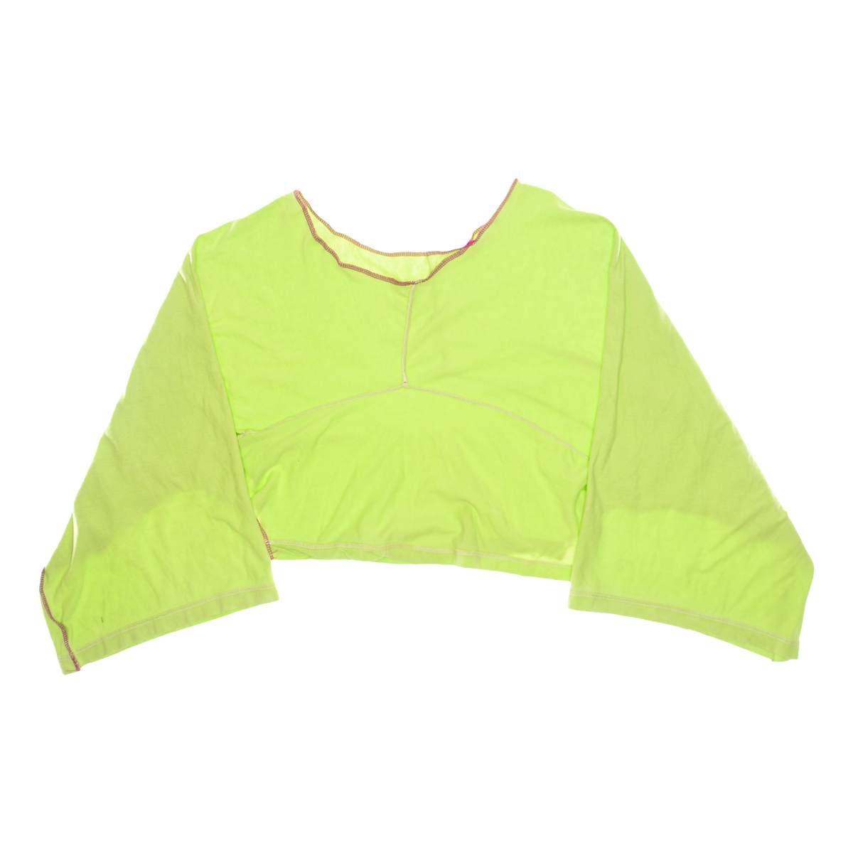 Lime Green Reversible Crop Top