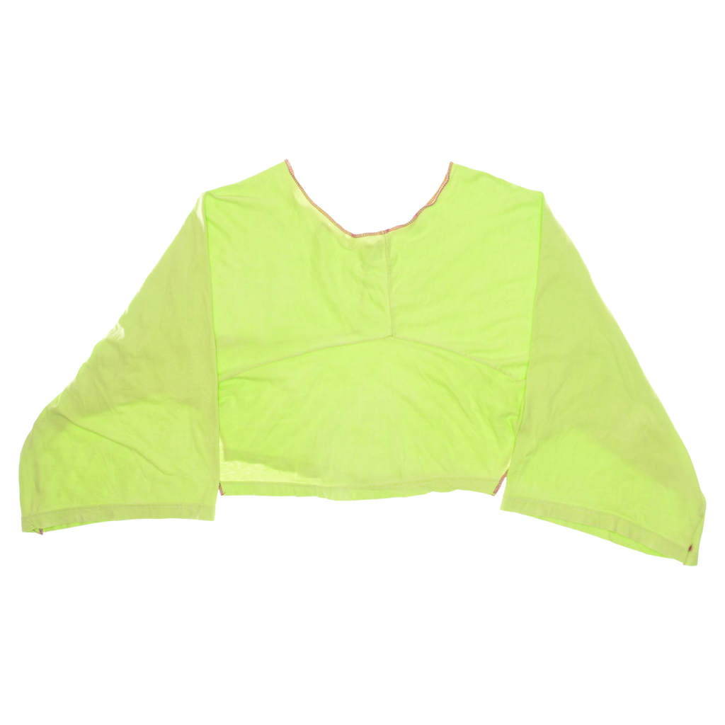 Lime Green Reversible Crop Top