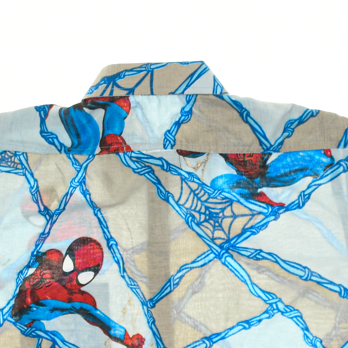 Spiderman Comic Bedsheet Button Up