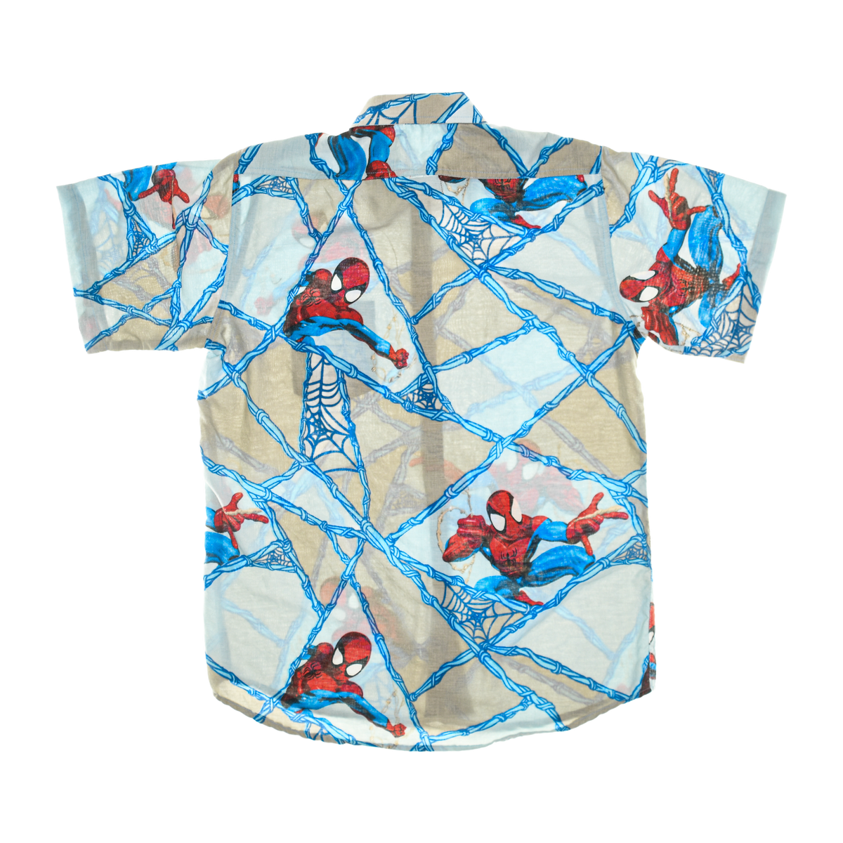 Spiderman Comic Bedsheet Button Up