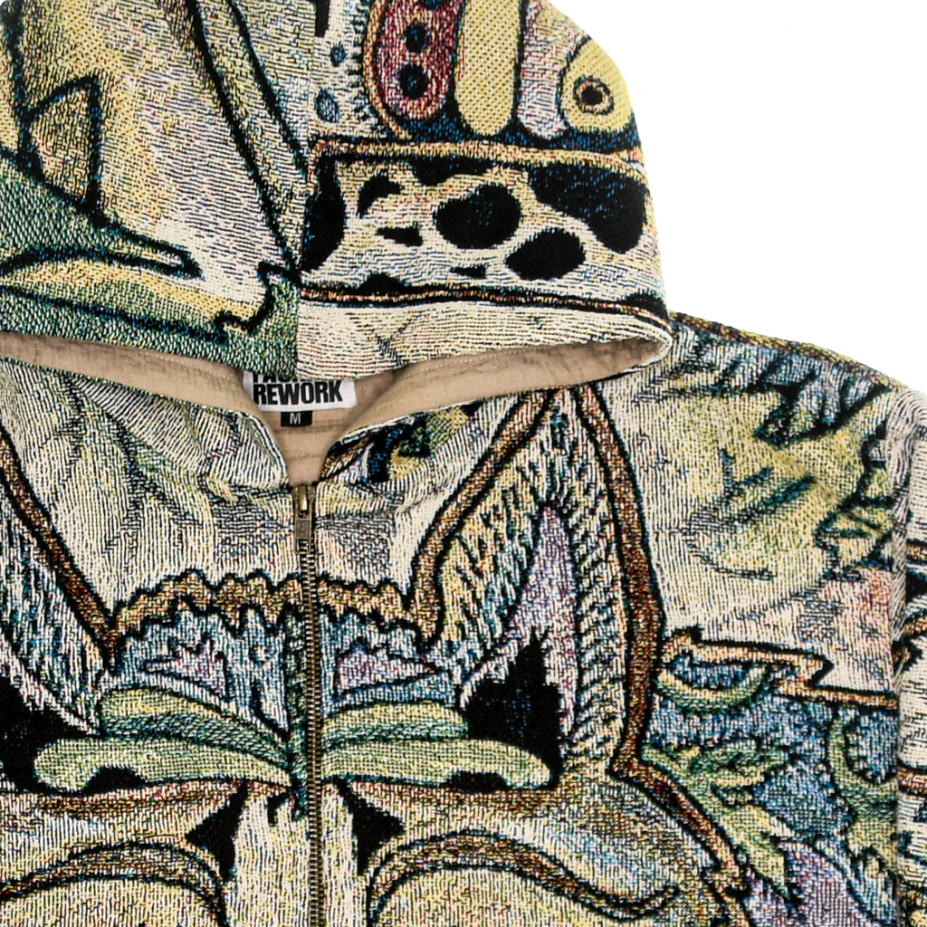 Artistic Forest Animals Double Tapestry Zip Through