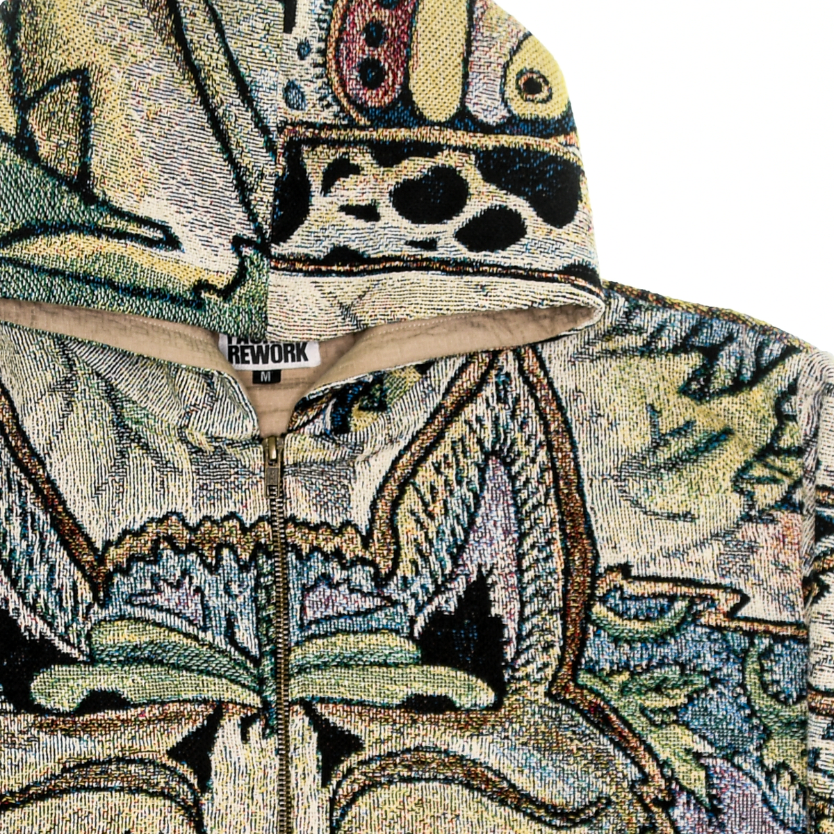 Artistic Forest Animals Double Tapestry Zip Through