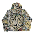 Artistic Forest Animals Double Tapestry Zip Through