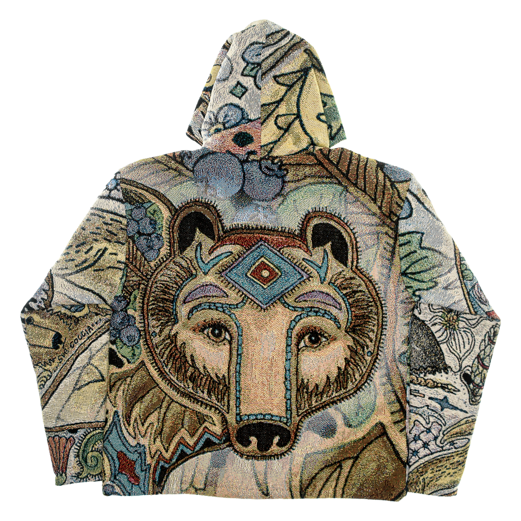 Artistic Forest Animals Double Tapestry Zip Through
