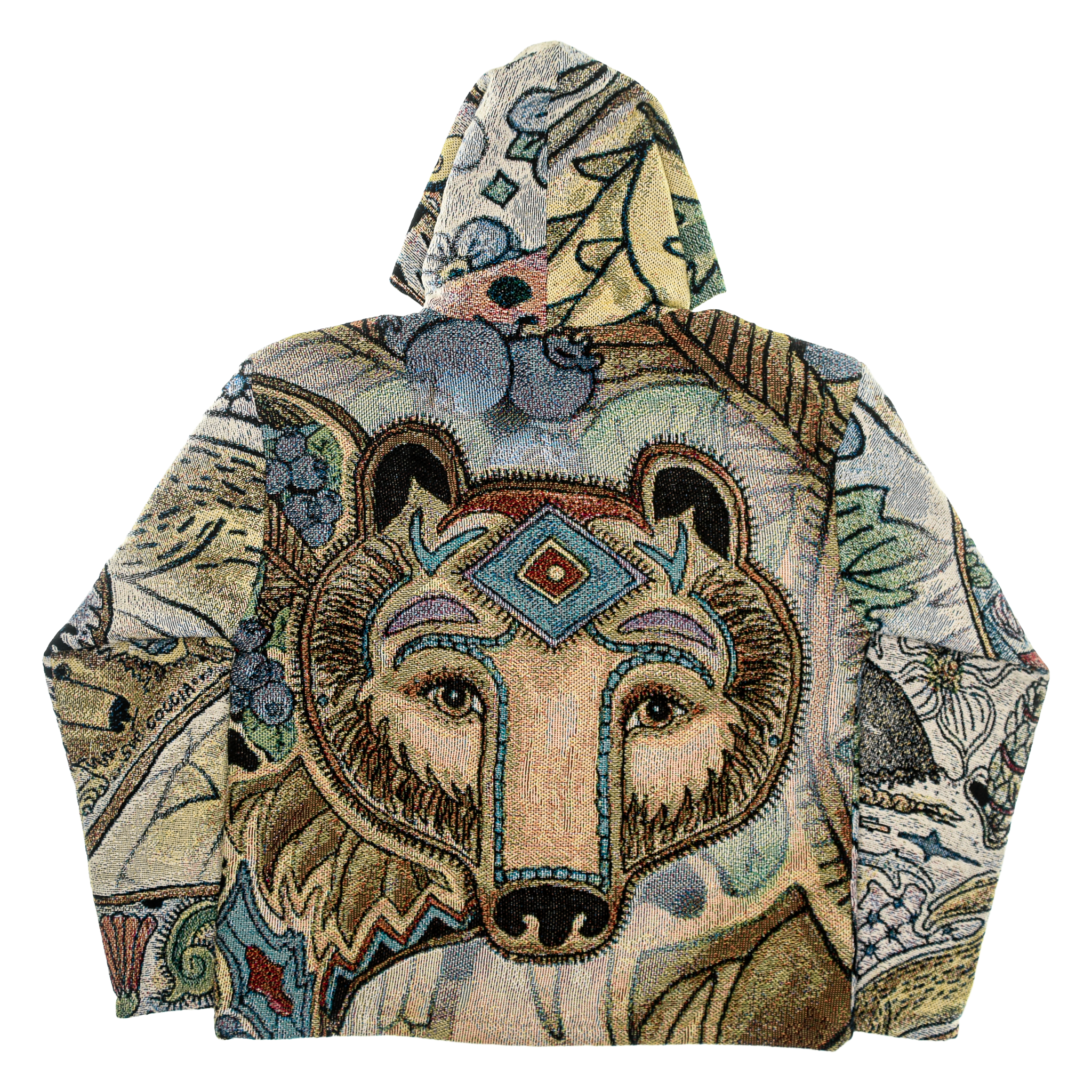 Artistic Forest Animals Double Tapestry Zip Through