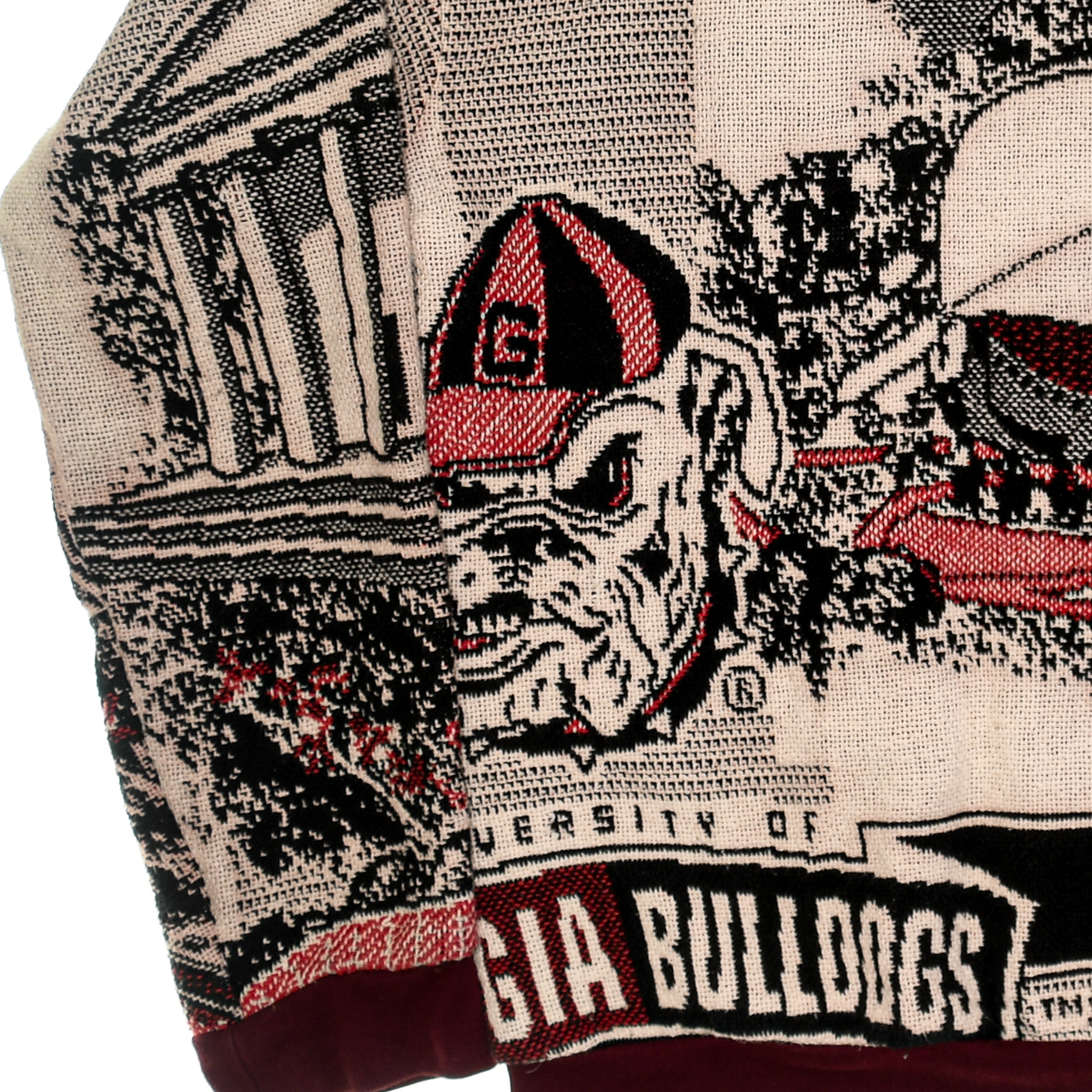 University of Georgia Bulldogs Full Tapestry Panel Pullover