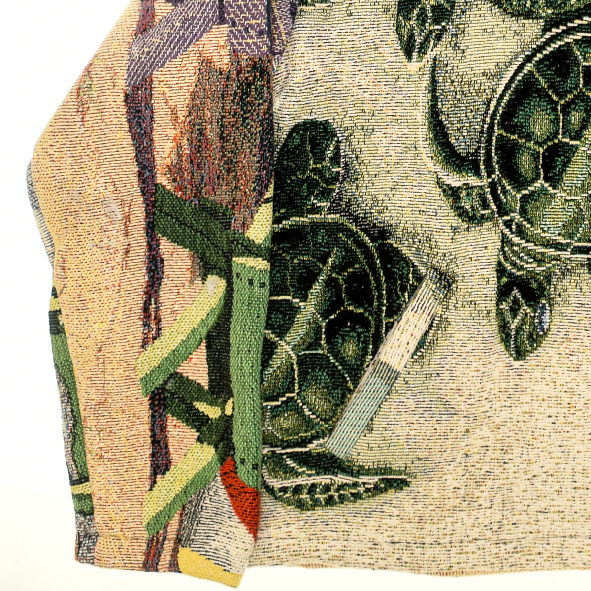 Seat Turtles and Beach Scene Heritage Tapestry Coat