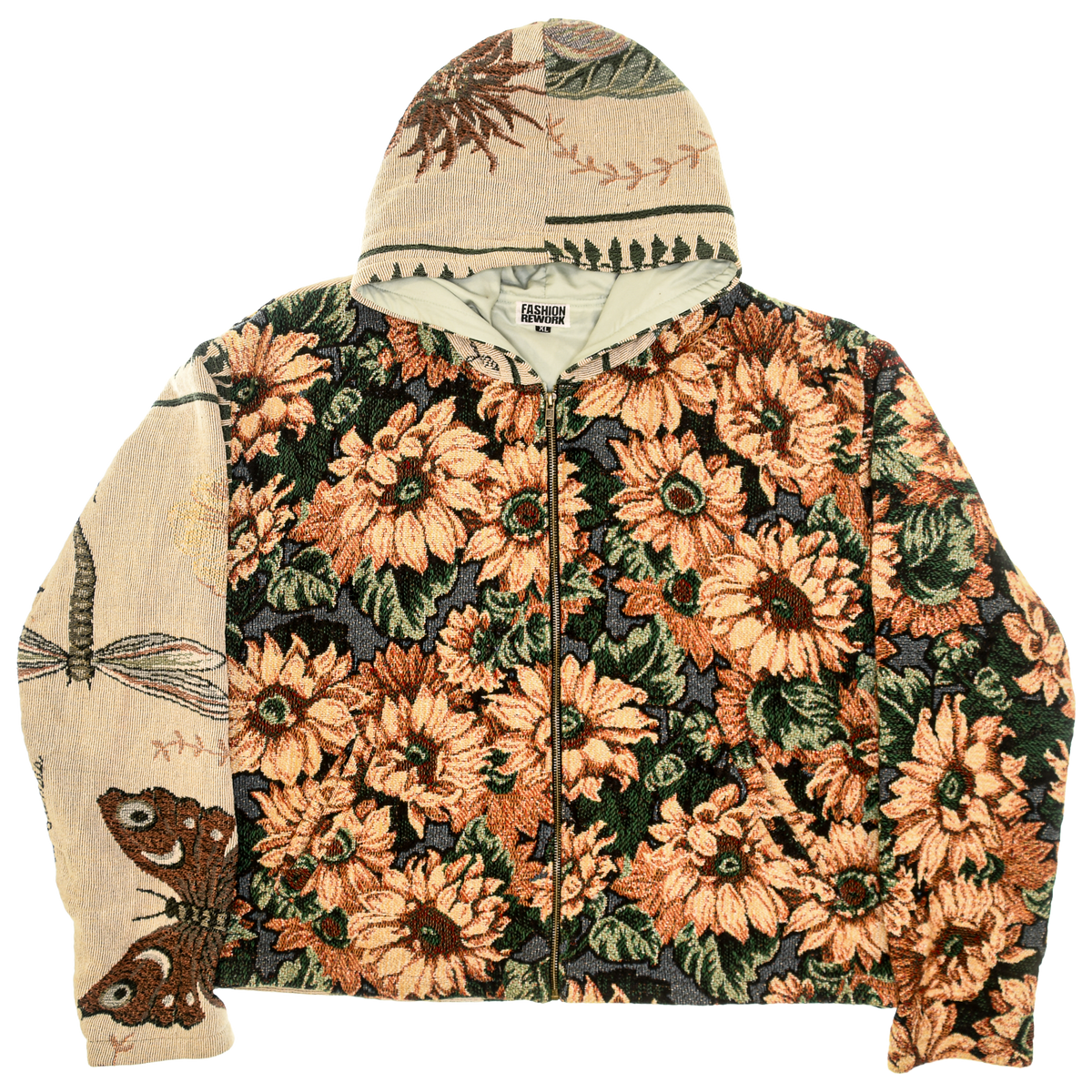 Sunflower Patch Double Tapestry Zip Through