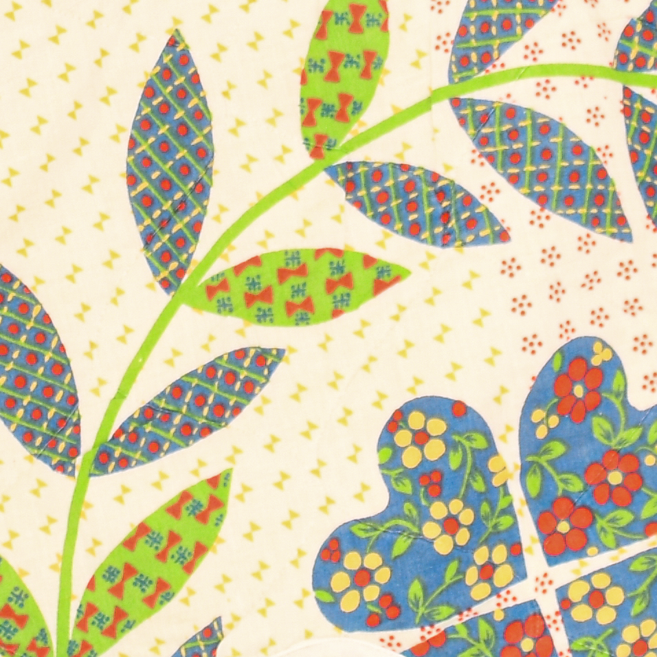 Floral & Clover Flower Quilt Purse