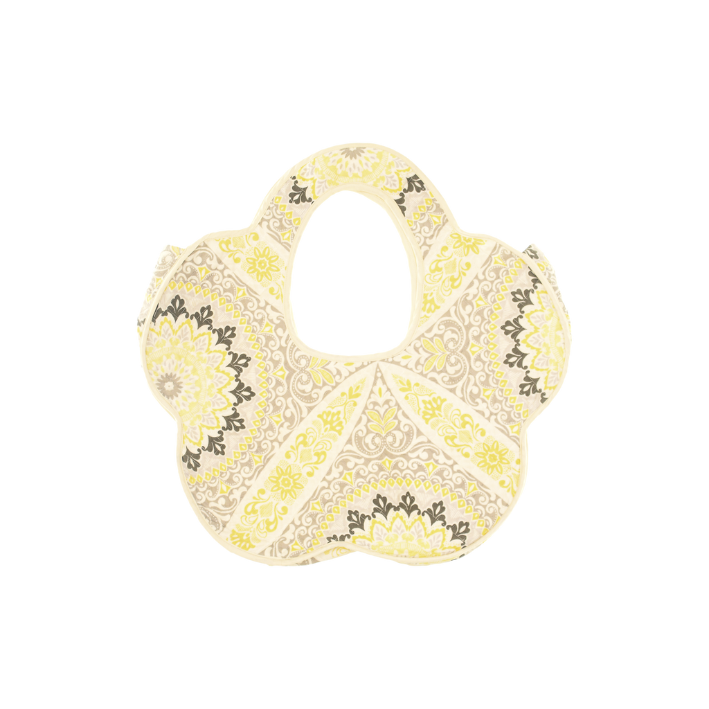 Yellow Mosaic Flower Quilt Purse