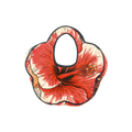 Hawaiian Hibiscus Quilt Flower Purse