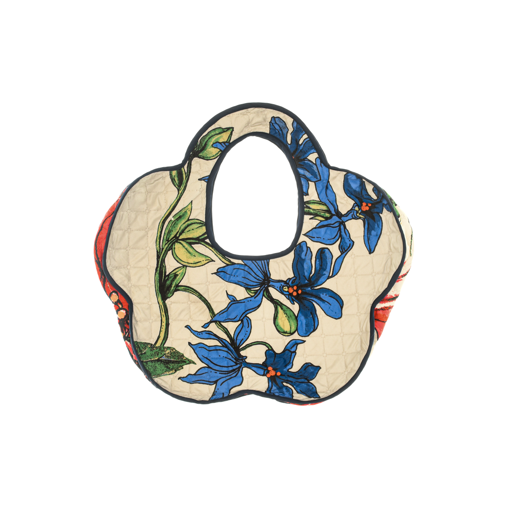 Tropical Hibiscus Flower Quilt Purse