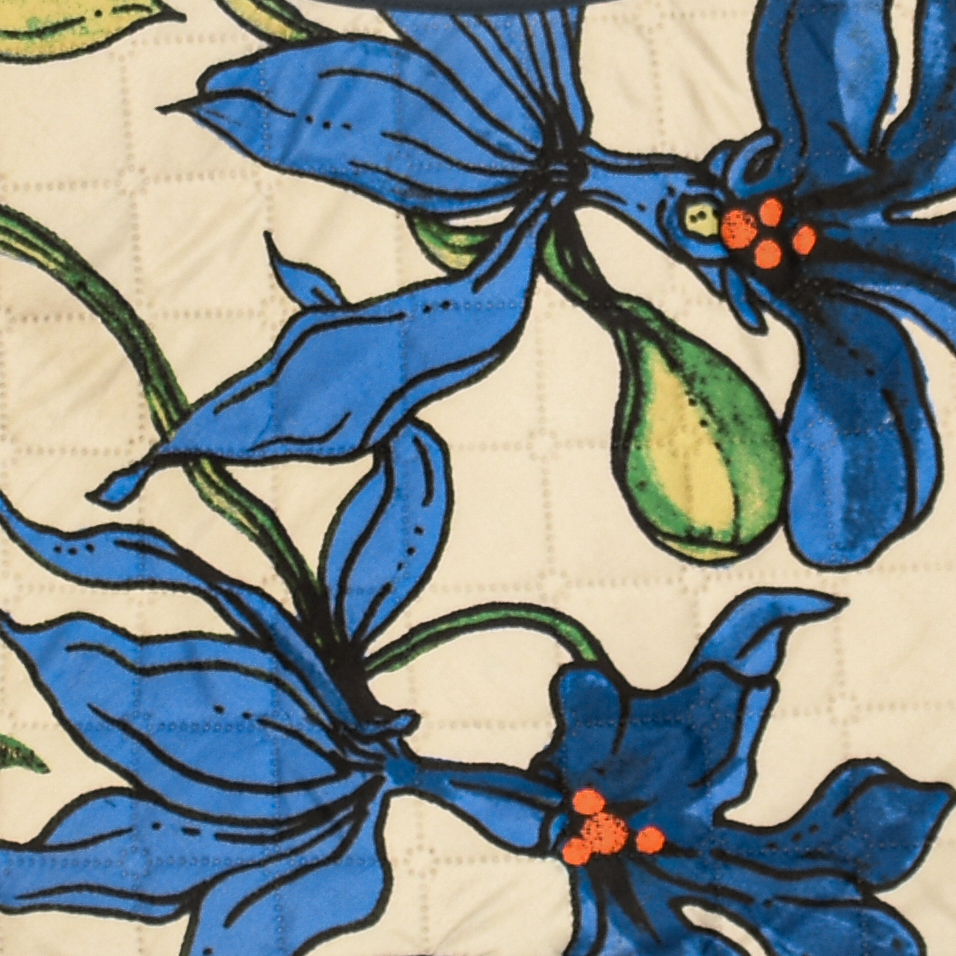 Tropical Hibiscus Flower Quilt Purse