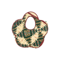 Green Log Cabin Flower Quilt Purse