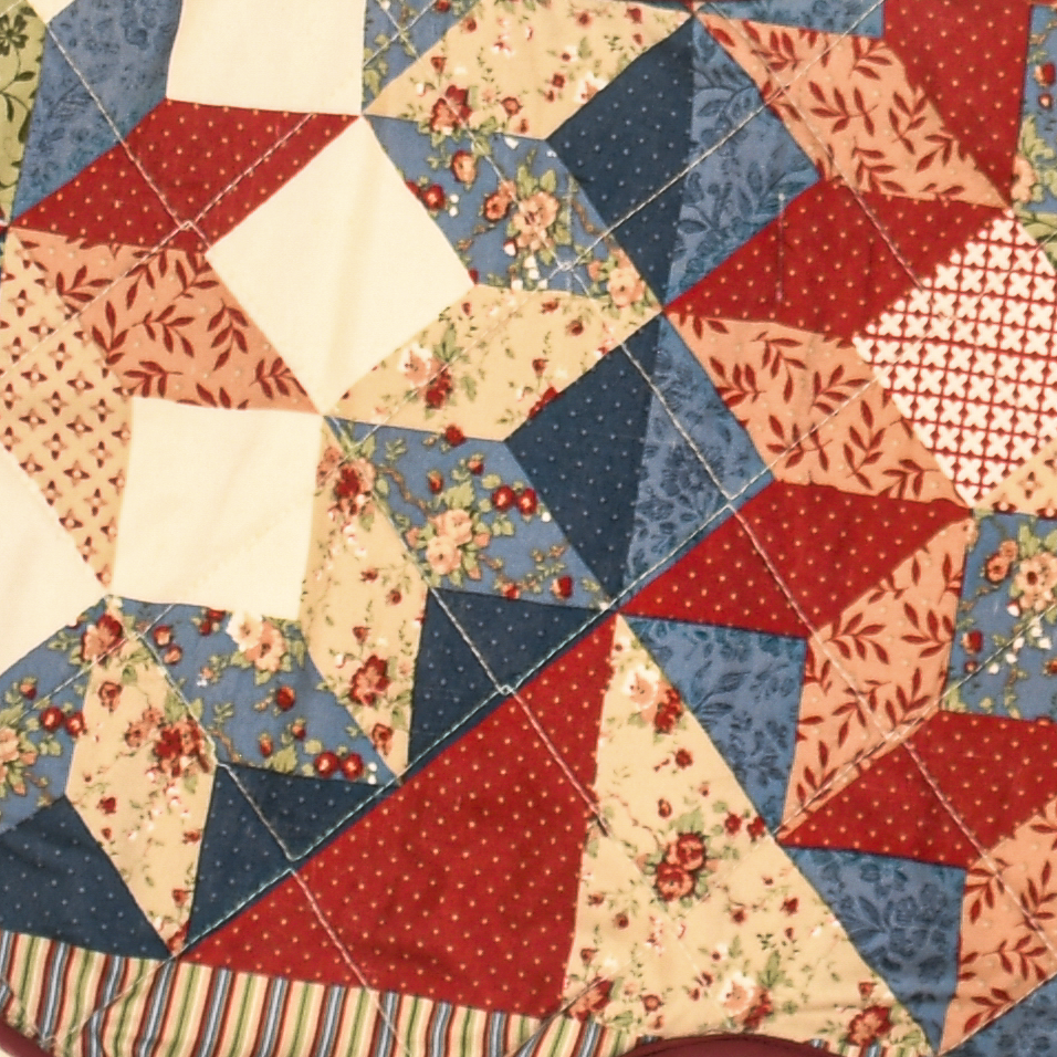 Kaleidoscope Quilt Flower Purse