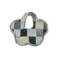 Denim Patchwork Flower Purse