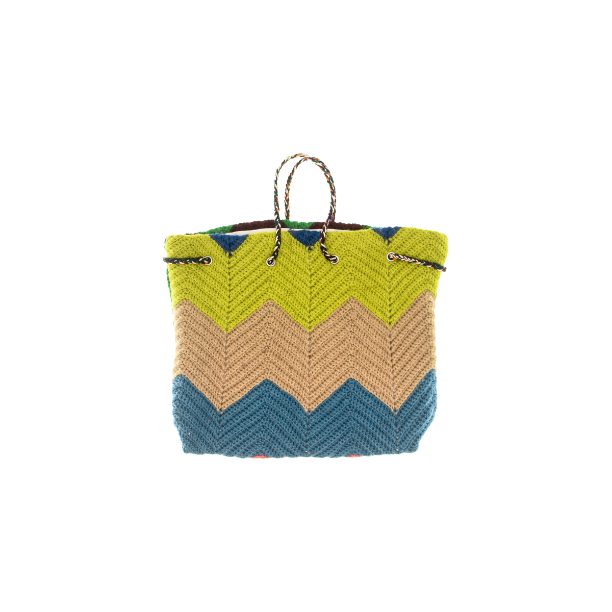 Colorful Crochet Cross Body Purse