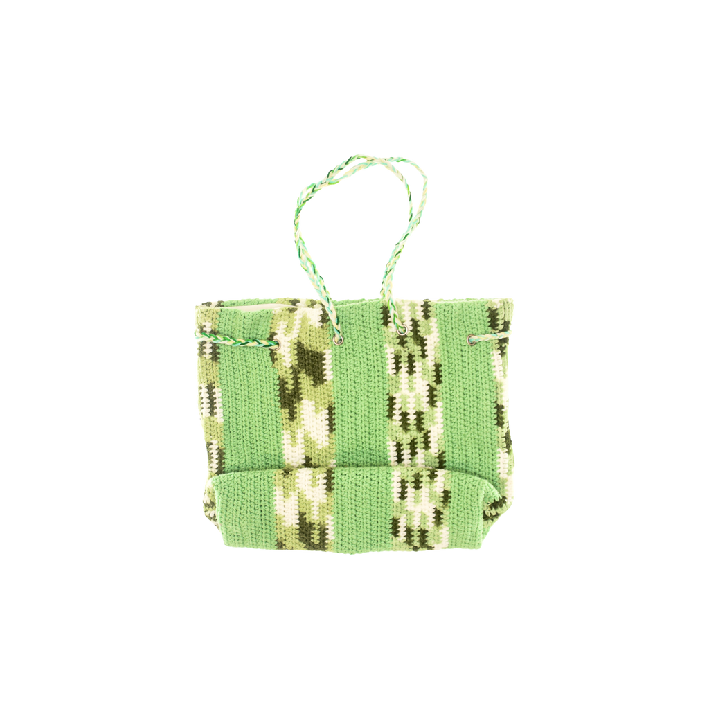 Spring Green Crochet Cross Body Purse