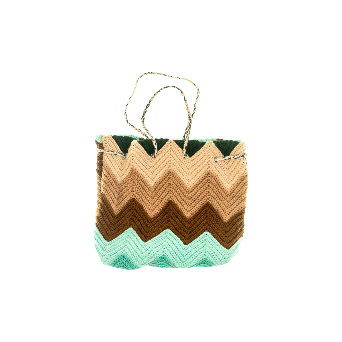 Earthy Crochet Cross Body Purse