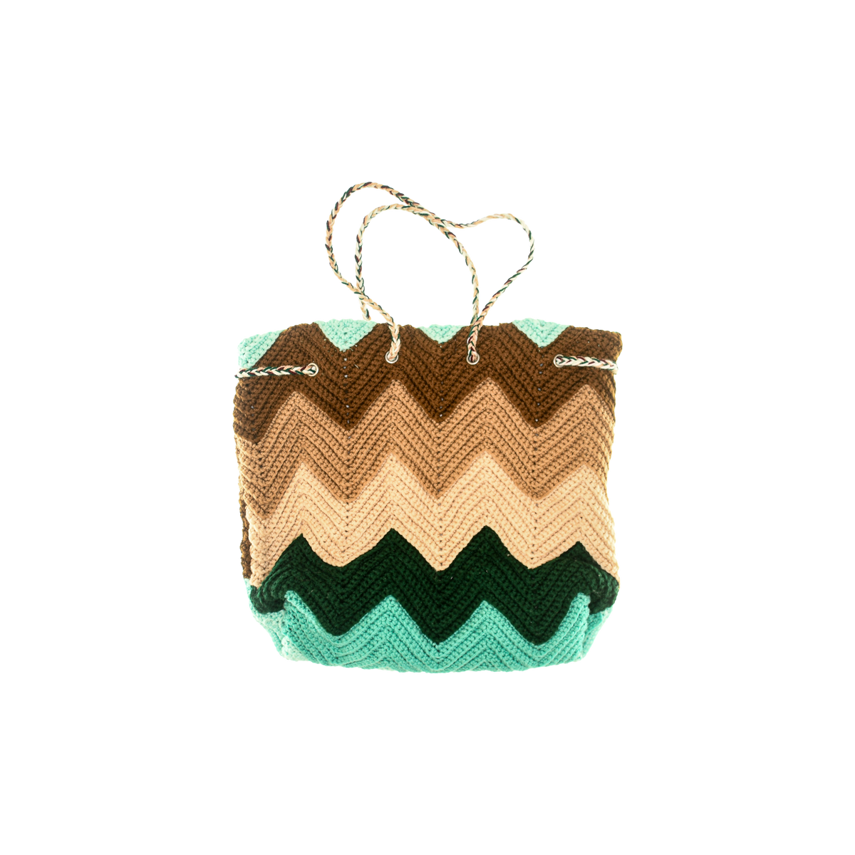 Earthy Crochet Cross Body Purse
