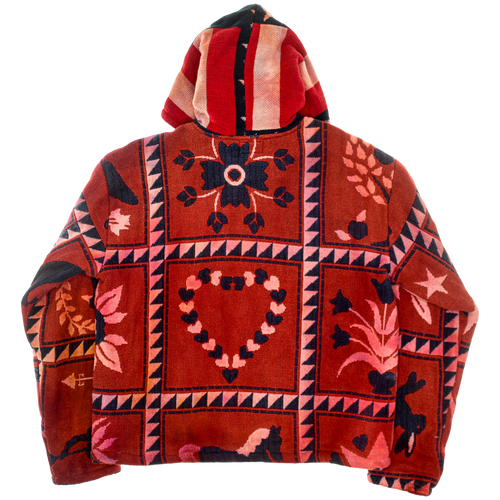 Americana Color Bleed Double Tapestry Zip Through