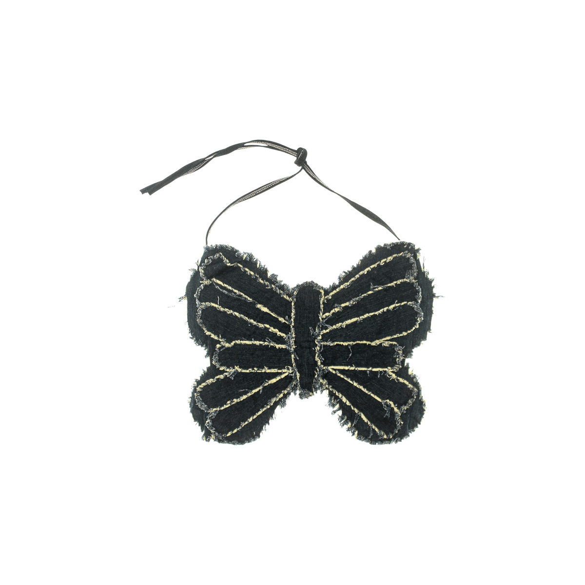 Metamorpha Denim Tie Corset
