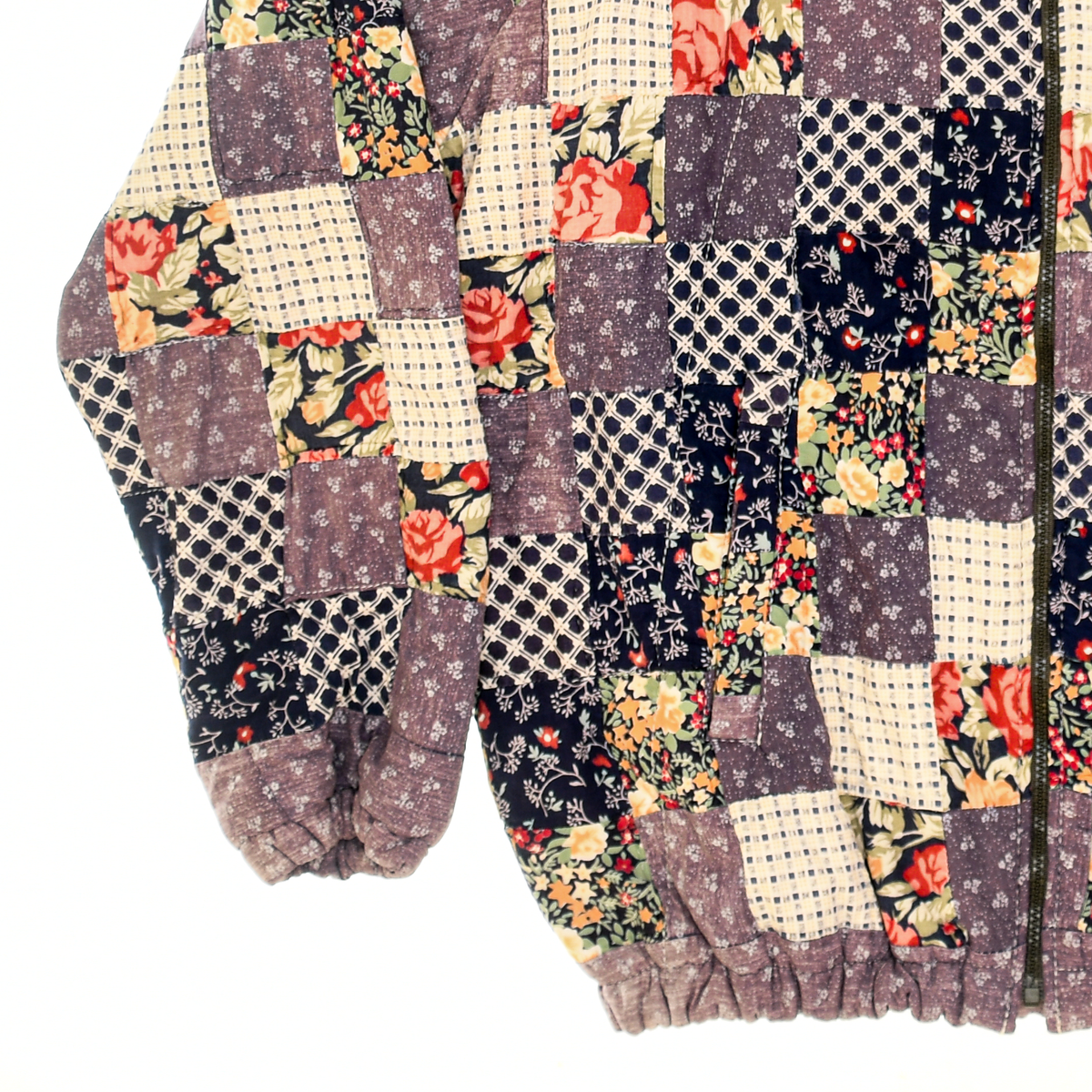 Purple Patchwork Classic Quilt Bomber