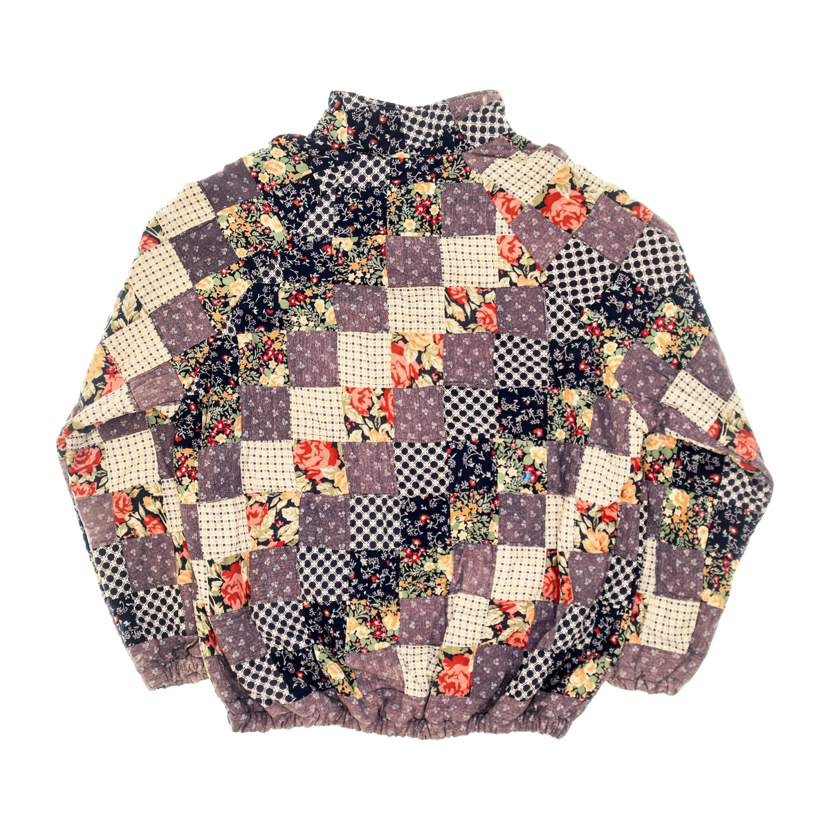 Purple Patchwork Classic Quilt Bomber