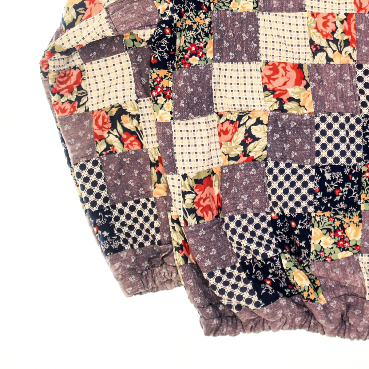 Purple Patchwork Classic Quilt Bomber